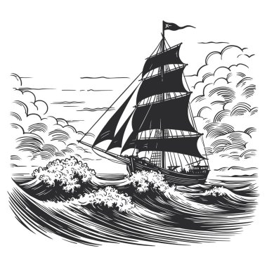 Bir Yelkenli Gemi ile Dramatik Okyanus Yolculuğu.