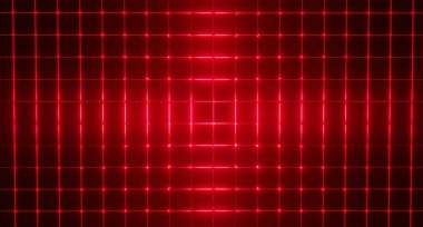 kırmızı neon arkaplan, vektör çizimi 