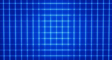 mavi neon soyut ızgara arkaplanı 