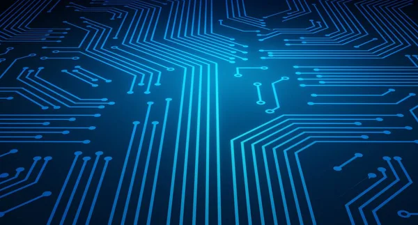 Ana kart elektronik devre kartı ile dijital teknoloji bağlantı dokusu olan devre kartı arkaplanı 