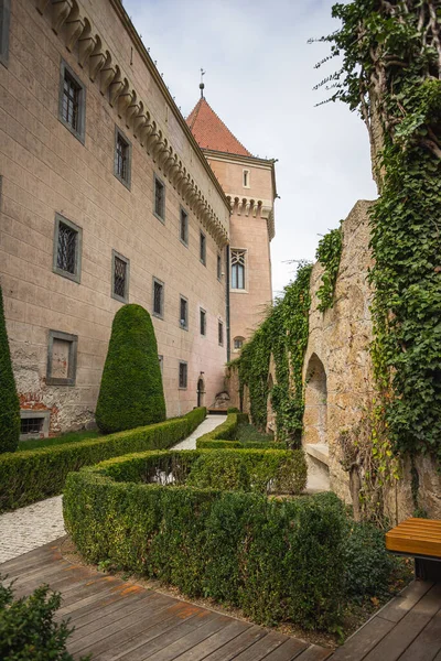 Bojnice Eslovaquia Septiembre 2021 Patio Del Románico Medieval Castillo Bojnice — Foto de Stock