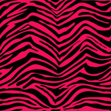 Zebra Stripes Seamless Pattern. Animal print background for fabric, textile, design, advertising banner.