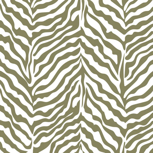 Zebra Stripes Seamless Pattern Animal Print Background Fabric Textile Design — Stockový vektor