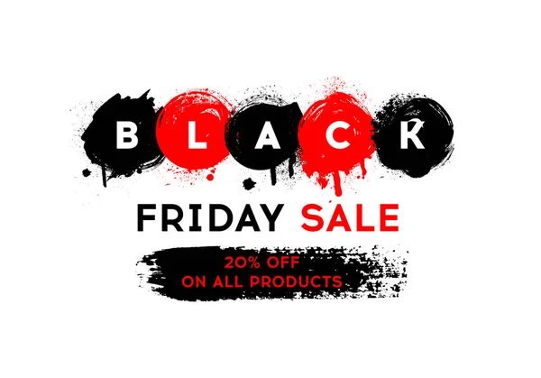 Stock vector Black friday sale. Black web banner. Poster Sale. The original inscription. Vector illustration