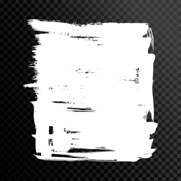Schwarze Farbe Pinselstriche Pinsel Linien Schmutzige Künstlerische Gestaltungselemente Schachteln Textrahmen — Stockvektor