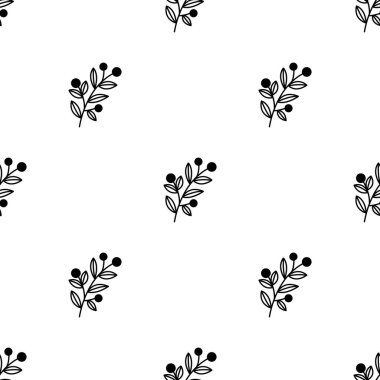 Elle çizilmiş çiçek deseni. Tekstil ve kumaş için şirin tasarımlar