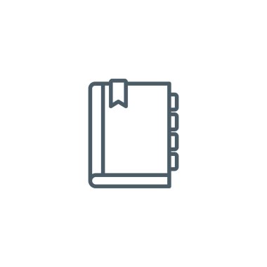 Günlük planlama çizelgesi simgesi, beyaz arkaplanda vektör simgesi, EPS 10