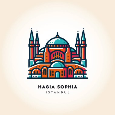 Ayasofya 'nın vektör logosu, İstanbul