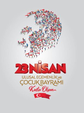 23 Nisan Ulusal Egemenlik ve Cocuk Bayrami Kutlu Olsun (Çeviri: 23 Nisan Ulusal Egemenlik ve Çocuk Günü)