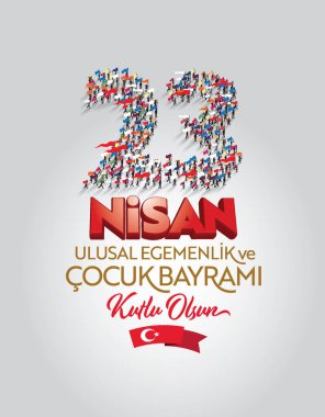 23 Nisan Ulusal Egemenlik ve Cocuk Bayrami Kutlu Olsun (Çeviri: 23 Nisan Ulusal Egemenlik ve Çocuk Günü)