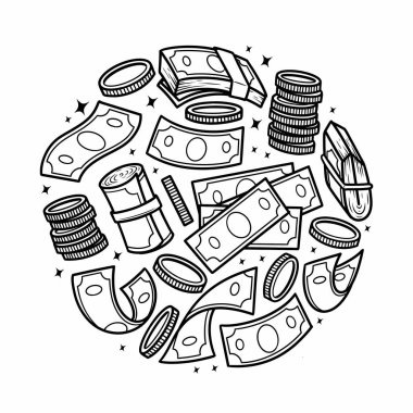 Para Karalama Elementi El Çekim Vektörü