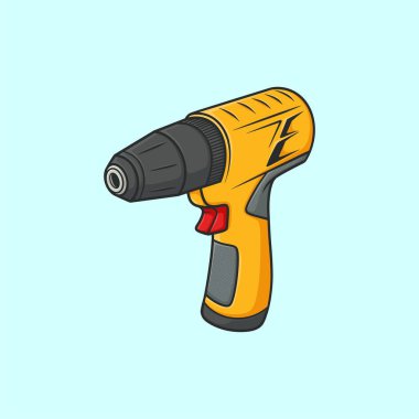 Etki Sondajı Sarı Çizgi Film Vektörü