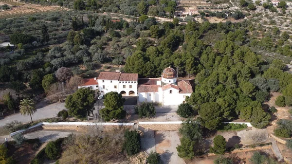 Ermita Del Remei Sierra Del Montsia Alcanar Ulldecona Tarragona Catalunya Stock Obrázky