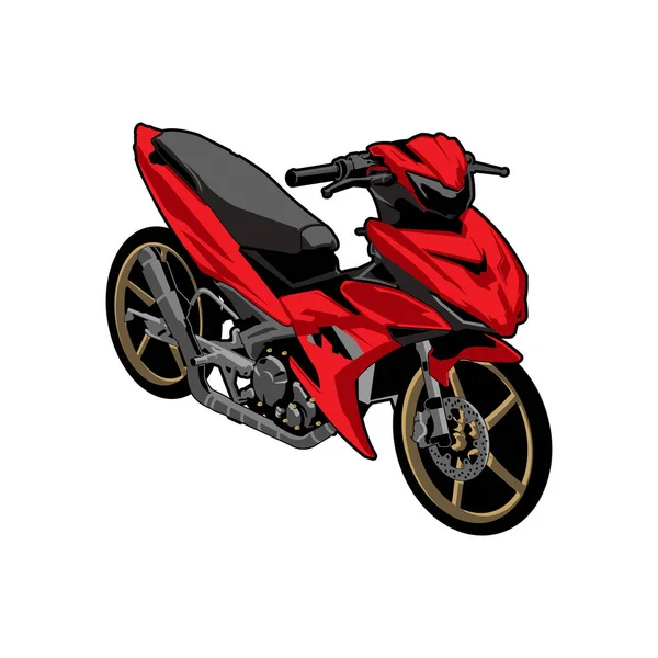 Ilustração Automática Motocicleta Transmissão Vetor — Vetor de Stock
