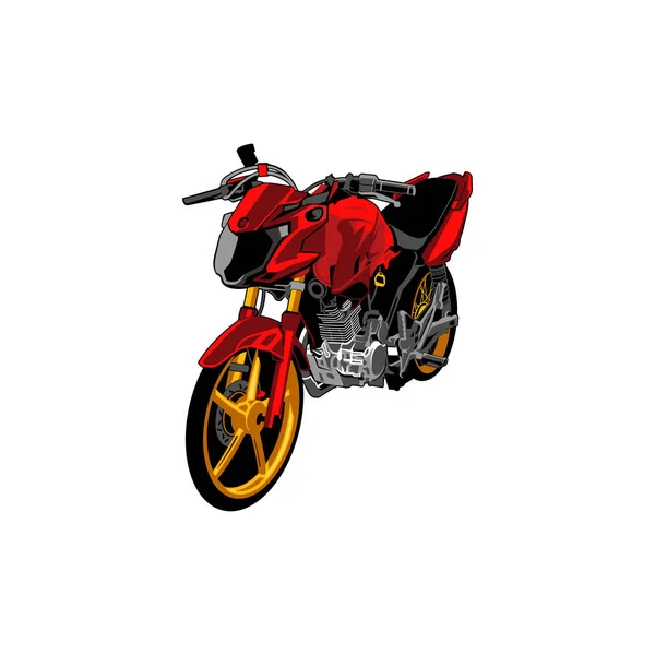 Ilustração Vetorial Livre Motocicleta — Vetor de Stock