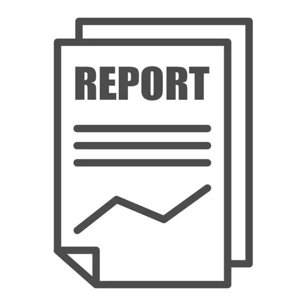 beyaz arkaplan üzerindeki belge simgesini rapor et