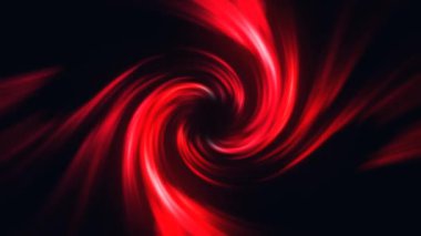 Soyut kırmızı girdap ya da spiral dönüşlü, dönmeyen, sarmal döngü animasyonu. Yüksek çözünürlüklü 4k arkaplan veya arkaplan hareketi grafiksel video klibi