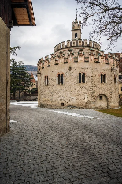 Varna Bolzano Italia Enero 2022 Vista Abadía Novacella Invierno —  Fotos de Stock
