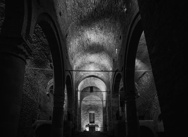 Interior Old Church Bevagna Italy — Stock Photo, Image
