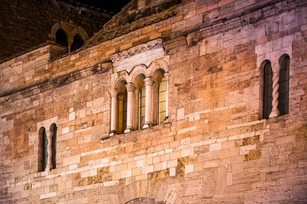 Architectuur Details Van Het Oude Klooster Van Bevagna Italië — Stockfoto