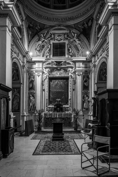 Interior Antiga Igreja Bevagna Itália — Fotografia de Stock