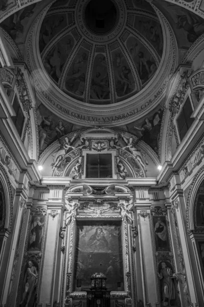 Interior Antigua Iglesia Bevagna Italia — Foto de Stock