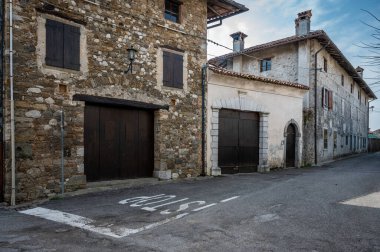 İtalya, Cassacco 'nun antik mimarisi. 