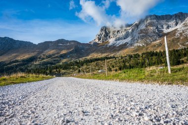 Dağların güzel manzarası