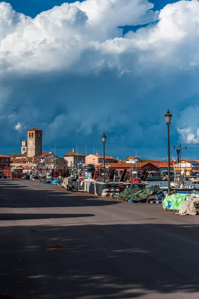 Italien Lagune Von Marano September 2022 Blick Auf Die Architektur — Stockfoto