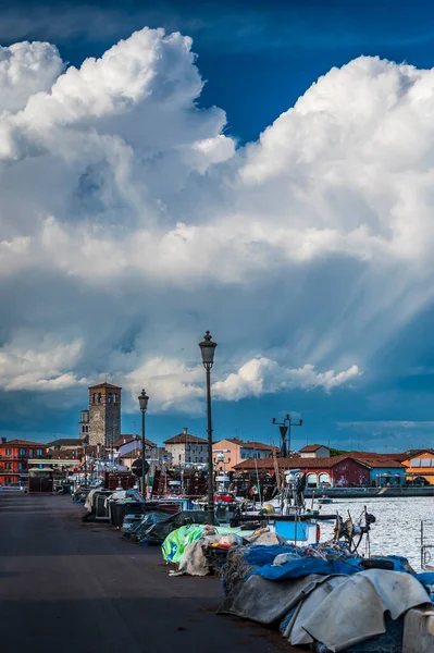 Schöne Aussicht Auf Die Lagune Von Marano Italien — Stockfoto
