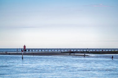 Marano Gölünün güzel manzarası, İtalya