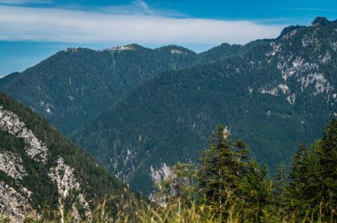 Dağların güzel manzarası, Sella Somdogna, İtalya 