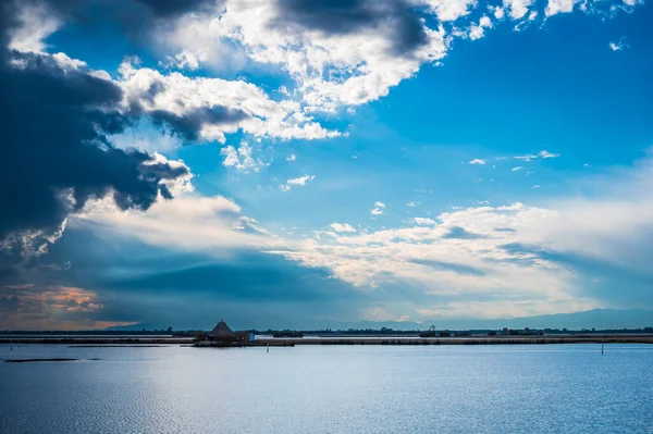 意大利马拉诺泻湖美丽的景色 — 图库照片