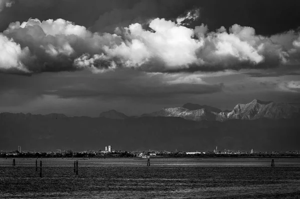 stock image beautiful view of Marano Lagoon, Italy