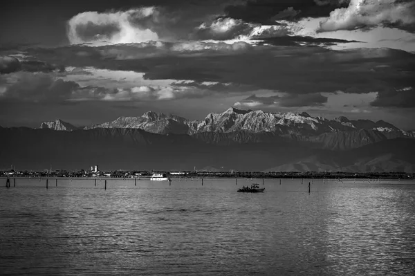 stock image beautiful view of Marano Lagoon, Italy