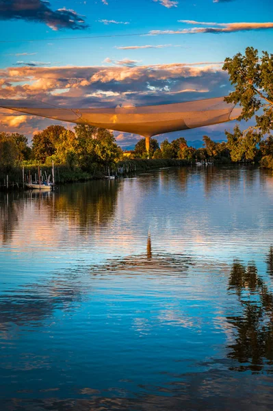 stock image beautiful view of Marano Lagoon, Italy