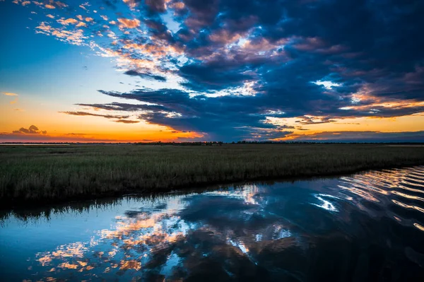 stock image beautiful view of Marano Lagoon, Italy