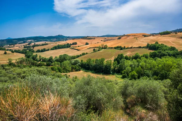 Schöne Aussicht Auf Die Toskanische Landschaft — Stockfoto