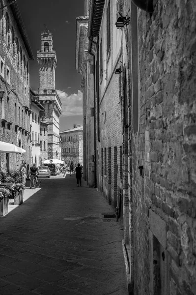 Włochy Montepulciano Czerwca 2022 Średniowieczna Architektura Miasta Montepulciano — Zdjęcie stockowe