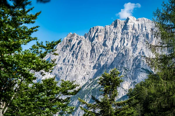 Prachtig Uitzicht Bergen Sella Somdogna Italië — Stockfoto