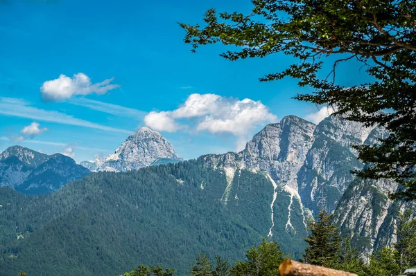 Bela Vista Das Montanhas Sella Somdogna Itália — Fotografia de Stock