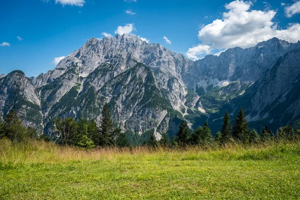 Bela Vista Das Montanhas Sella Somdogna Itália — Fotografia de Stock