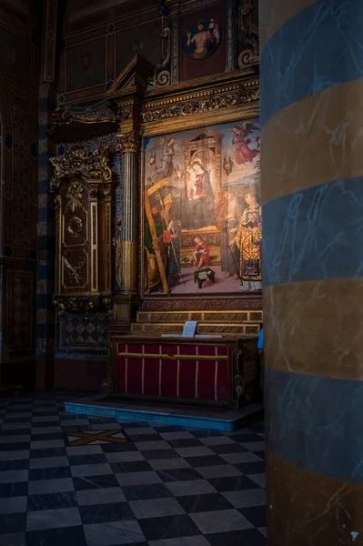 Italia Spello Junio 2022 Interior Antigua Iglesia Spello —  Fotos de Stock