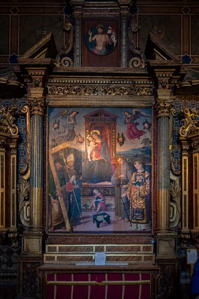 Italien Spello Juni 2022 Innenraum Der Antiken Kirche Spello — Stockfoto
