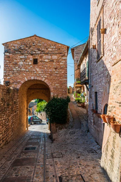 Medieval Architecture Village Umbria Magic Spello — Stock Photo, Image