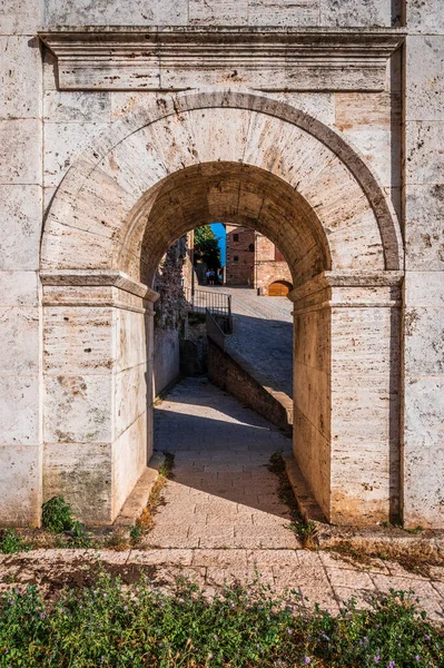 Middelalderarkitektur Fra Landsbyen Umbria Spellos Magi – stockfoto