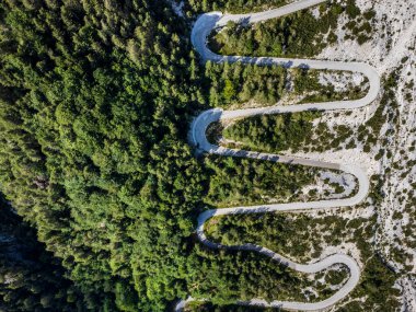 Val Dogna Dağı, İtalya 'nın manzaralı görüntüsü