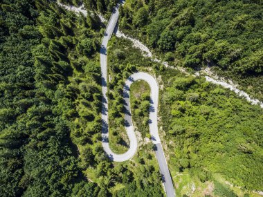 Val Dogna Dağı, İtalya 'nın manzaralı görüntüsü