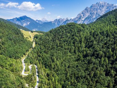 Val Dogna Dağı, İtalya 'nın manzaralı görüntüsü