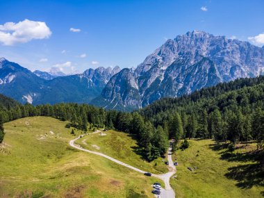 Val Dogna Dağı, İtalya 'nın manzaralı görüntüsü